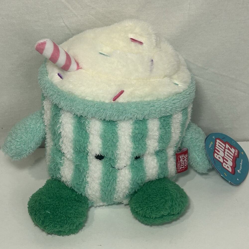 Jazwares‎ Kellytoy Bum Bumz Sweetbumz MILES The Milkshake 7.5-inch Plush 2024